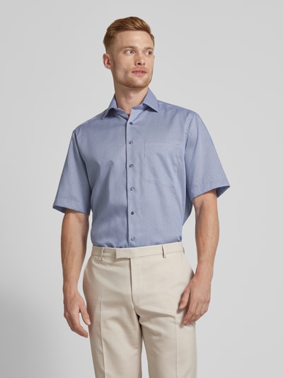Eterna Comfort Fit Business-Hemd mit Kentkragen Bleu 4