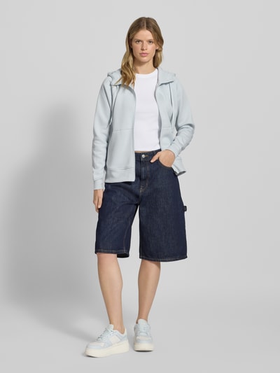 G-Star RAW Sweatjacke mit Label-Stitching Modell 'Premium core' Hellblau 1