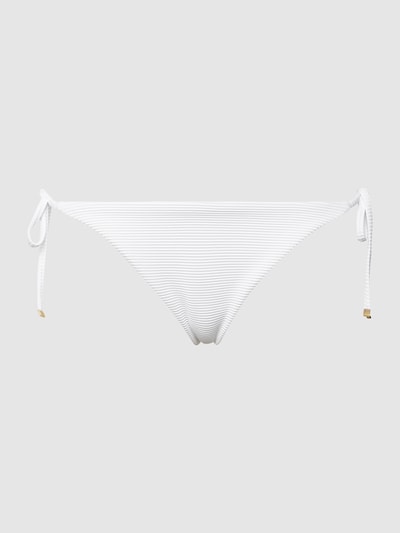 TOMMY HILFIGER Bikini-Hose mit Logo-Applikation Weiss 2