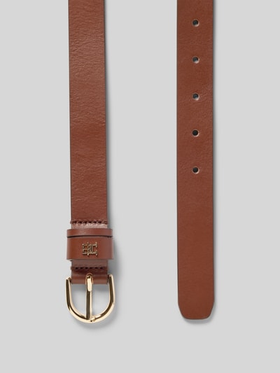 Tommy Hilfiger Ledergürtel mit Logo-Monogramm Cognac 3