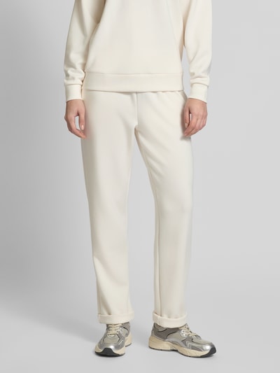 ARMANI EXCHANGE Sweatpants met labeldetail Offwhite - 4