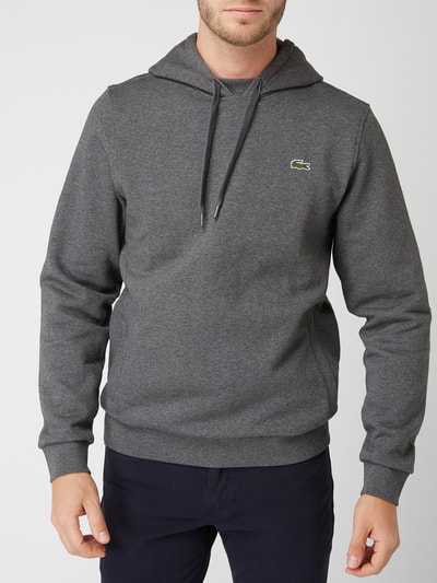 Lacoste Hoodie mit Reißverschlusstaschen Anthrazit Melange 4