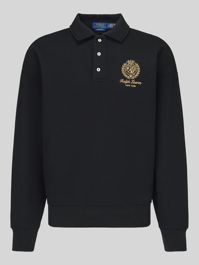 Polo Ralph Lauren Sweatshirt mit Wappenstickerei Black 2
