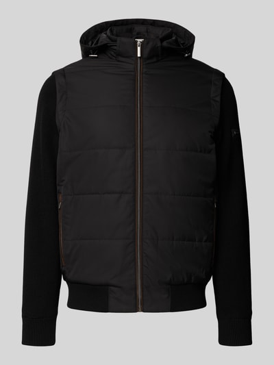 bugatti Kurtka hybrydowa z kapturem Czarny 2