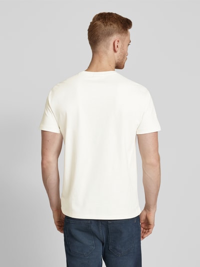 Polo Ralph Lauren T-Shirt mit Label-Stitching Offwhite 5