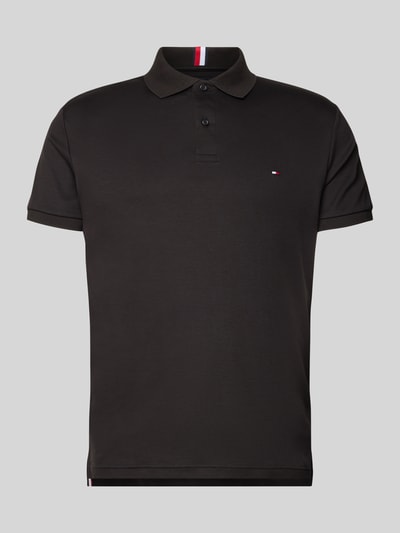 Tommy Hilfiger Regular Fit Poloshirt mit Logo-Stitching Black 2