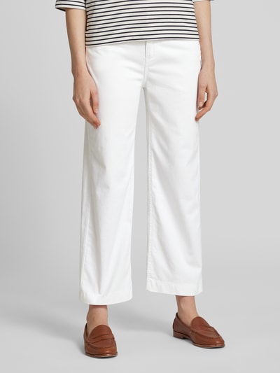 MAC Regular Fit Jeans-Culotte im 5-Pocket-Design Weiss 4