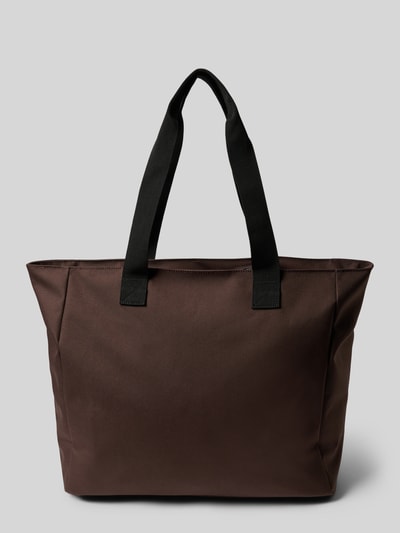 Carhartt Work In Progress Tote Bag mit Label-Patch Modell 'Jake' Mittelbraun 4