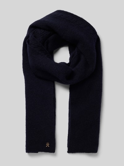 Tommy Hilfiger Sjaal met wolgehalte Marineblauw - 1