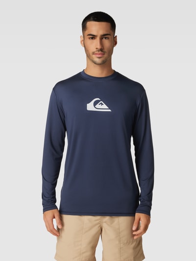 Quiksilver Longsleeve mit Label-Print Dunkelblau 4