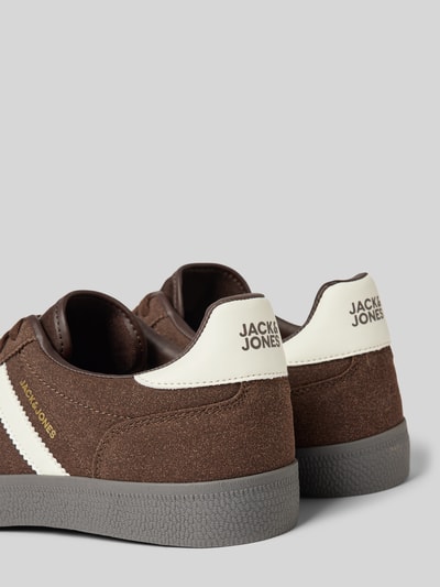 Jack & Jones Sneakers met contraststrepen, model 'MAMBO' Middenbruin - 2