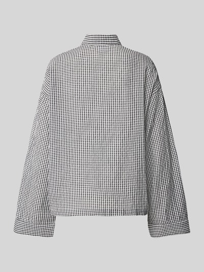 Jake*s Casual Pyjamabovendeel met borstzak Zwart - 3