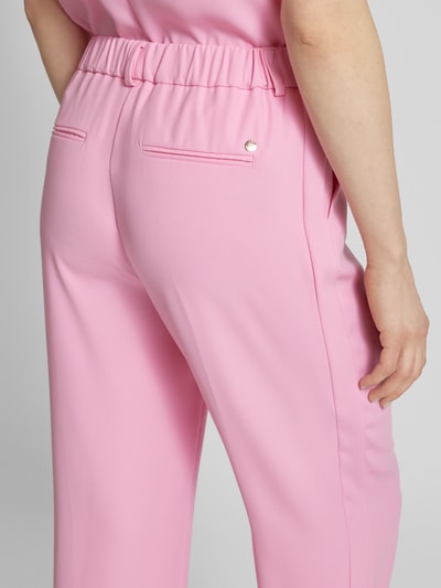 MOS MOSH Straight Leg Stoffhose mit Bügelfalten Modell 'Vai Leia' Rosa 3