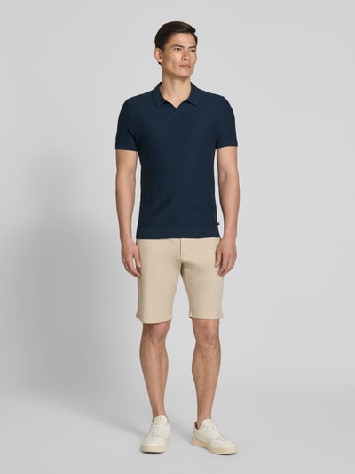 s.Oliver RED LABEL Koszulka polo z czystej bawełny o kroju regular fit Granatowy 1