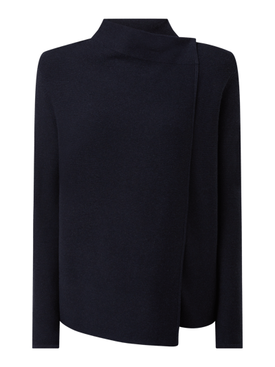 Christian Berg Woman Cardigan aus Baumwolle Dunkelblau 2