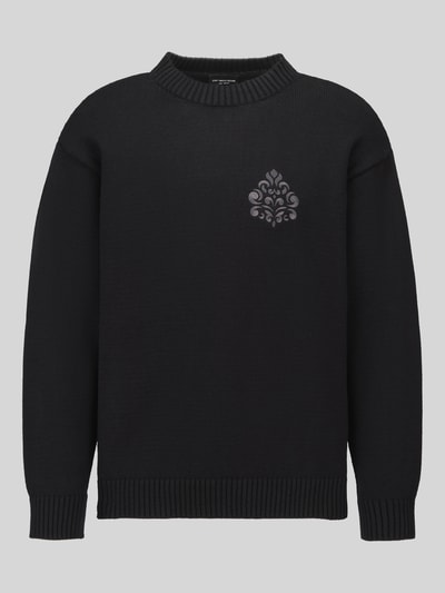 Don´t Waste Culture Sweatshirt mit Logo-Print Modell 'AROLOA' Black 2