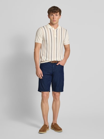 Brax Bermudy o kroju regular fit z 5 kieszeniami model ‘BALI’ Granatowy 1