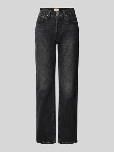 Levi's® 300 Straight Fit Jeans mit 5-Pocket-Design Black 2