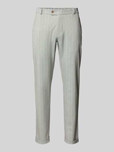 CG - Club of Gents Tapered Fit Stoffhose mit Applikation Modell 'Clow' Lind 2