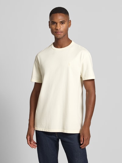Polo Ralph Lauren Classic fit T-shirt met labelstitching Offwhite - 4