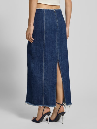 MAX&Co. Midi-Rock aus Denim Modell 'MCLLUGLIO' Jeansblau 5