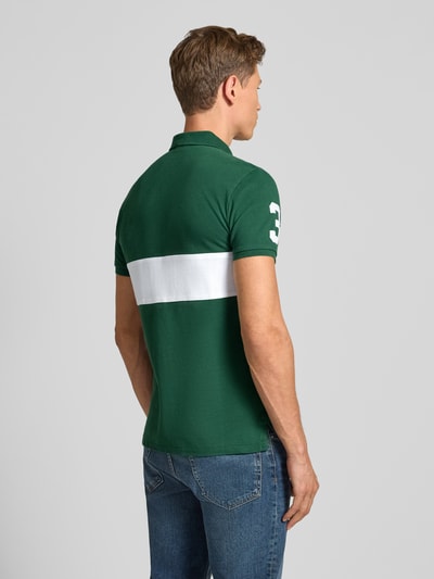 Polo Ralph Lauren Custom Slim Fit Poloshirt mit verdeckter Knopfleiste Dunkelgruen 5