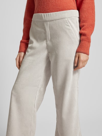 MAC Cropped Culotte aus Cord Offwhite 3