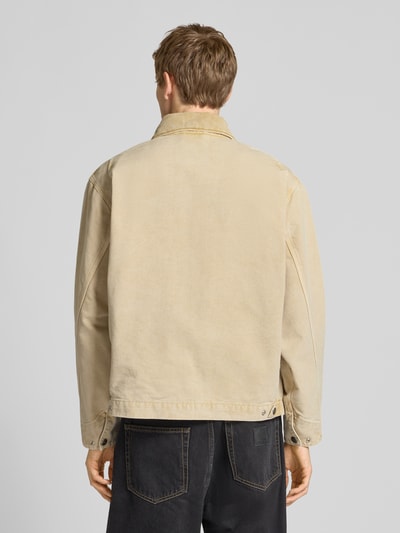 Carhartt Work In Progress Jacke mit Umlegekragen und Reißverschluss Beige 5