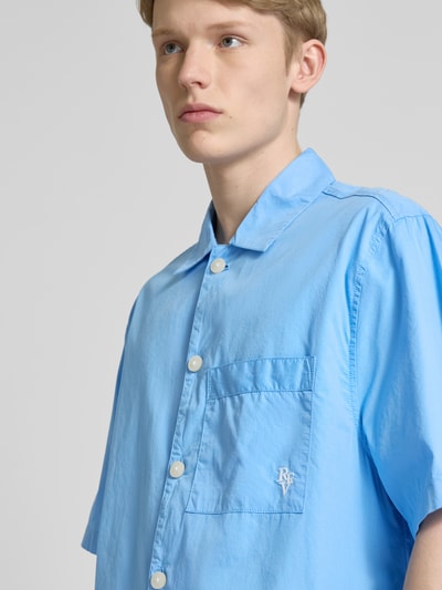 REVIEW Freizeithemd mit Knopfleiste Bleu 3