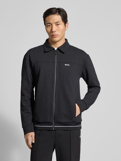 BOSS Green Loose Fit Langarmbluse aus reiner Viskose Modell 'AFFETTO' Black 4