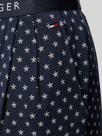 TOMMY HILFIGER Pyjama-Hose mit elastischem Bund Dunkelblau 2