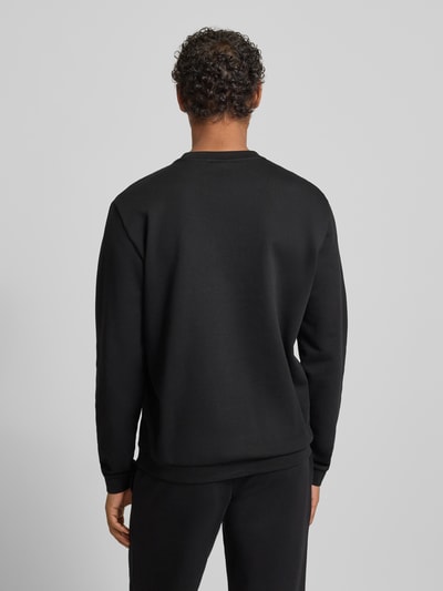 EA7 Emporio Armani Sweatshirt mit Logo und Rundhalsausschnitt Black 5