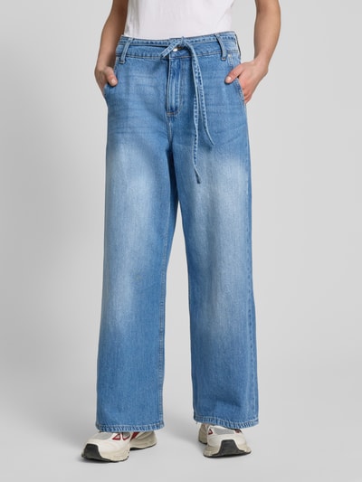 B.Young Baggy Fit Jeans mit Taillenband Modell 'Kimu' Dunkelblau 4