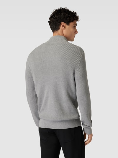 Tom Tailor Gebreide pullover met schipperskraag Lichtgrijs - 5