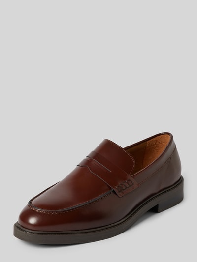 SELECTED HOMME Penny-Loafer aus Leder Modell 'BLAKE' Cognac 1