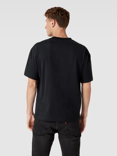 PEQUS T-Shirt aus Baumwolle mit Label-Detail Black 5