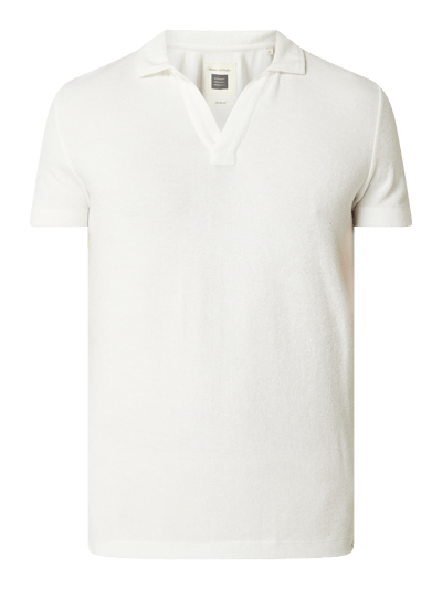 Marc O'Polo Shaped Fit Poloshirt aus Organic Cotton  Offwhite 2