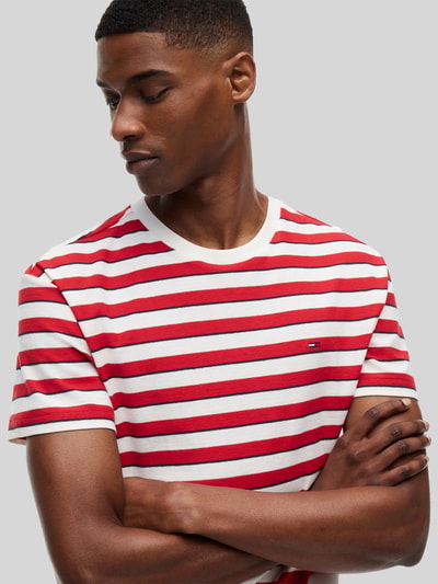 Tommy Jeans regular fit T-shirt van puur katoen Rood - 3