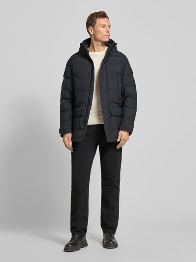 SAVE THE DUCK Steppjacke mit Kapuze Modell 'QUINLAN' Black 1