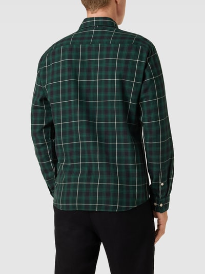 Marc O'Polo Regular Fit Freizeithemd mit Tartan-Karo Gruen 5