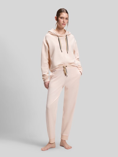 BOSS Regular Fit Sweatpants aus Baumwoll-Mix Modell 'CP STRIPE_PANTS CUFF' Rosa 1