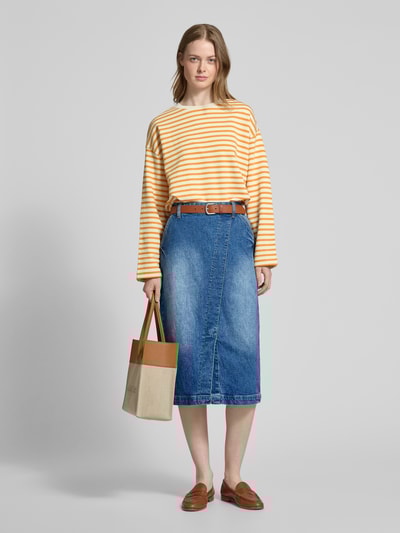 B.Young Jeansrock in Wickel-Optik Modell 'LARA' Dunkelblau 1