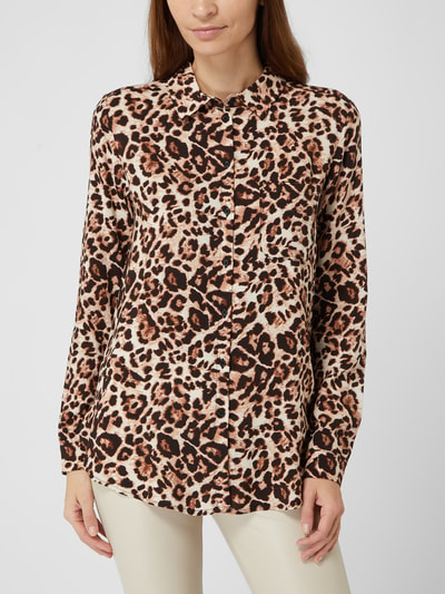 Princess Goes Hollywood Bluse mit Leopardenmuster Hellbraun 4