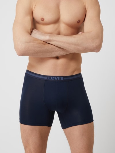 Levi's® Boxershort met stretch in set van 2 Marineblauw - 3