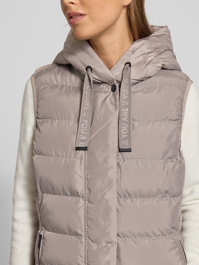 Fuchs Schmitt Bodywarmer met capuchon Taupe - 3