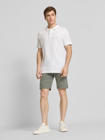 MAC Regular Fit Shorts mit Tunnelzug Khaki 1