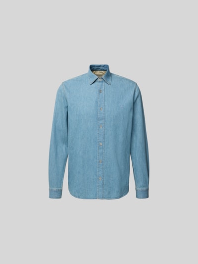 Closed Freizeithemd mit Knopfleiste Jeansblau 2