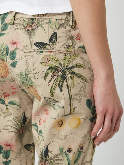 Mason's Chino mit Allover-Muster  Sand 3