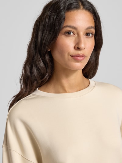 MSCH Copenhagen Sweatshirt van viscosemix, model 'Ima' Beige - 3