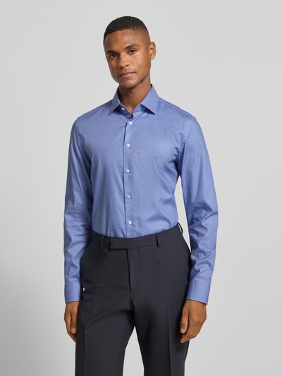 SEIDENSTICKER Slim fit zakelijk overhemd van katoen met kentkraag Wit - 4